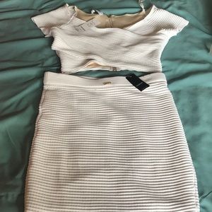 Never been worn two piece body wrap by Bebe
